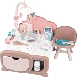 Puppen Pflegecenter SMOBY "Baby Nurse, Cocoon 3-in-1" Puppenmöbel rosa (rosa, pink) Kinder mit Sound; Made in Europe