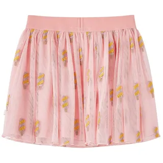 vidaXL Kinderrock mit Tüll Hellrosa 104