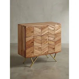 KADIMA DESIGN Sideboard 90 x 86 x 40 cm Beige