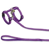 Nobby Katzengarnitur "DOTS" Katzenhalsband lila