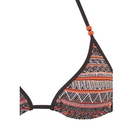 Buffalo Triangel-Bikini Damen braun bedruckt Gr.38 Cup A/B