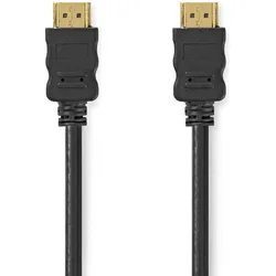 Nedis CVGL34060BK15, 1,5 m, HDMI Typ A (Standard), HDMI Typ A (Standard), 3D, 18