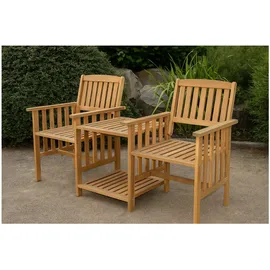 prestige home living outdoor 2-Sitzer 163 x 63 x 91 cm Braun