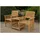 prestige home living outdoor 2-Sitzer 163 x 63 x 91 cm Braun