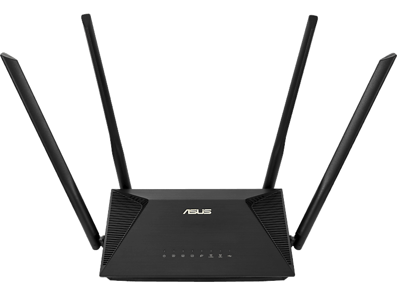 ASUS RT-AX53U Home Office Router kombinierbarer Router (Tethering als 4G und 5G Router-Ersatz, WiFi 6 AX1800, Gigabit, Quad-Core CPU, USB, AiProtection)