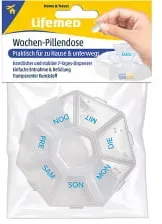 Lifemed® Wochen-Pillendose 99456 , 7 Tage Spender