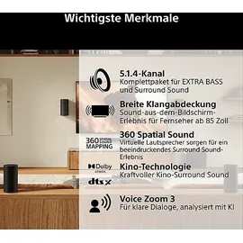 Sony Theatre Trio KIT Schwarz
