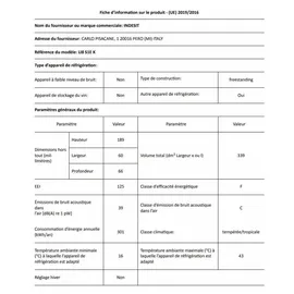 Indesit LI8 S1E Kühl-Gefrierkombination (339 l, 1889 mm hoch, Schwarz)