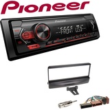 Pioneer 1-DIN Autoradio USB AUX Android Einbauset für Mazda 121 III 1996-2003