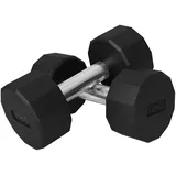 SPORTNOW Kurzhantel-Set 20 kg aus Metall Rutschfest Kurzhanteln Schwarz