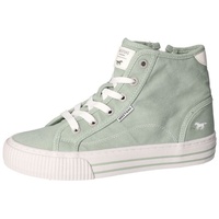 Mustang Damen High-Top Canvas Sneaker Pastellgrün, Schuhgröße:EUR 39 - 39 EU