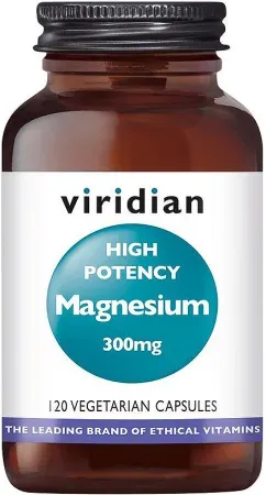 Viridian High Potency Magnesium 300mg 120 V-Caps