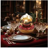 Köhko Köhko® Zimmerbrunnen Goldblumentopf mit LED-Beleuchtung