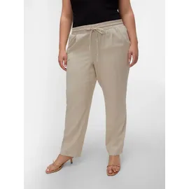 Vero Moda Curve VMJESMILO Ankle Pants Regular Fit Beige 44