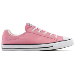 Sneaker CONVERSE "CHUCK TAYLOR ALL STAR DAINTY LUCKY", Gr. 37, lt jellyfish jitter, weiß, Leder, sportlich, Schuhe