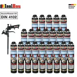 Brunnenschaum 20x 750ml Bauschaum 1x Teflon Pistole Montageschaum Pistolenschaum