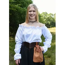 Battle-Merchant Carmenbluse Weiß S