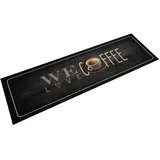 vidaXL Küchenteppich Waschbar Kaffee 45x150 cm Samt
