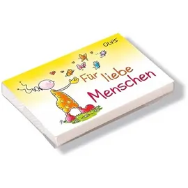 werteArt Verlag Oups Kärtchenbox: Für liebe Menschen