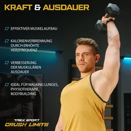 trex sport Kurzhanteln Set 2er Set 10 kg schwarz