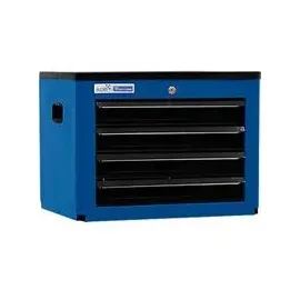 ADB Werkzeugtruhe 4 Schubladen Für Werkstattwagen Basic 450x600x440 mm, blau