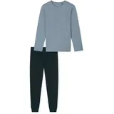 SCHIESSER Schlafanzug Casual Essentials Blau 58