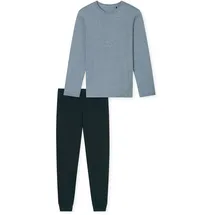 SCHIESSER Schlafanzug Casual Essentials Blau 58