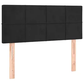 vidaXL Boxspringbett 100 x 200 cm Schwarz