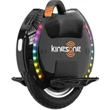 Elektrisches Einrad Kingsong KS-14D Pro 420 Wh, für Erwachsene, schwarz, 800-W-Motor, Reichweite bis zu 40 km, auf 25 km/h gedrosselt, 14-Zoll-Luftreifen, Lautsprecher und Bluetooth