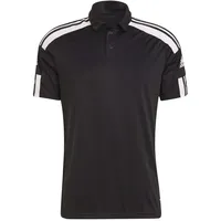 Adidas Squadra 21 Polo Shirt, Black - White, S