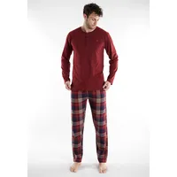 Tom Tailor Pyjama Rhodos in rot-mittel-Karo | Gr.: XXL