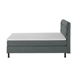 Möbel Kraft Boxspringbett 188 x 122 cm Grau