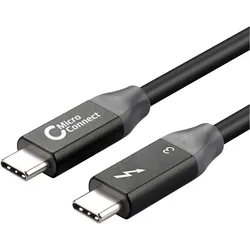 MicroConnect Thunderbolt 3 Kabel - Ladekabel | Schwarz - Neu