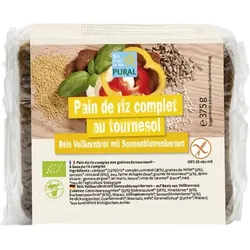 Pural Reis Vollkorn-Brot Sonnenblumenkerne glutenfrei bio