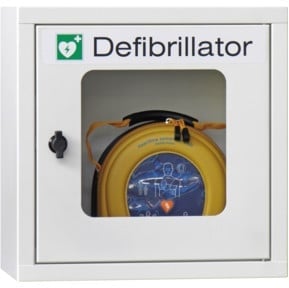 Pavoy Defibrillatorschrank zur Wandbefestigung, Korpus / Front Reinweiß