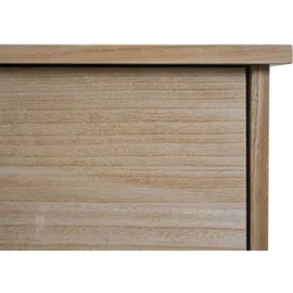 Mendler Schuhkipper HWC-K45, Schuhschrank Schuhregal, 81x60x25cm 2 Klappen, MDF aus Paulownia ~ naturbraun