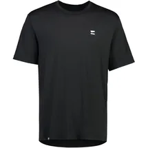 Mons Royale Herren Tarn Merino Shift T-Shirt (Größe S, schwarz)