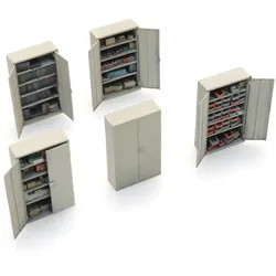 Werkzeugschränke Werkstatt Modell von Artitec 1:87