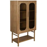 Dutchbone Vitrine Schrank CAROUN aus carbonisiertem Bambus von DutchBone
