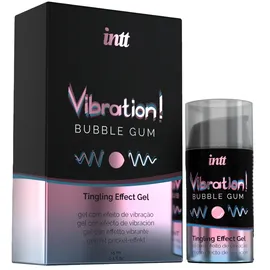intt unisex arousal gel Vibration! Bubble Gum 15 ml