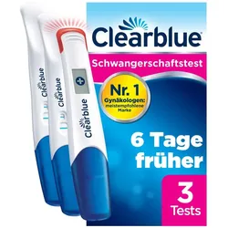 Clearblue Schwangerschaftstest Triple-Check Ultra Frühtest 3 St Test