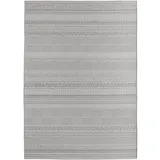 KADIMA DESIGN Küchenteppich, Ethno Robust Waschbar Strapazierfähig Terrasse Garten Grau, 80x150 cm, pflegeleicht, Teppiche – VENTOUX von Kadima Design