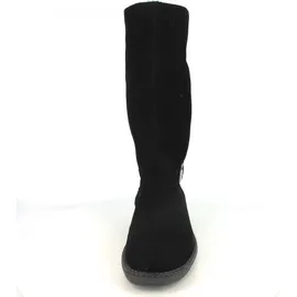 WALDLÄUFER Hoja Stiefel (Langschaft), Futter echt Lammfell, Bear (Nubuk), Weite H, schwarz 533904-165-001 42 - 8 UK