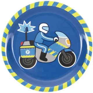 Die Spiegelburg 17367 Melamin-Teller Polizei Wenn ich mal groß bin,