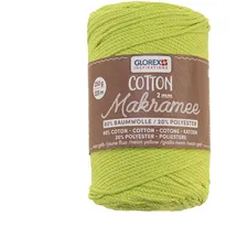 Glorex  Makramee Cotton Neon Gelb 2 mm 250 g
