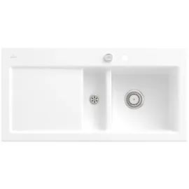 Villeroy & Boch Subway 60 rechts stone white + Excenterbetätigung + Lochbohrungen