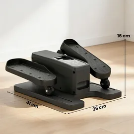 sportnow Mini Ellipsentrainer Schwarz