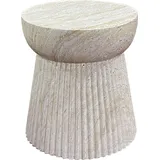 VCM Beistelltisch Bonn Clayfibre Clay Brown