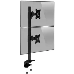 Edbak SV08 2-fach Monitor Tischhalterung vertikal, schwarz