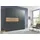 WIMEX Drehtürenschrank Digit 225 x 208 x 58 cm Schwarz